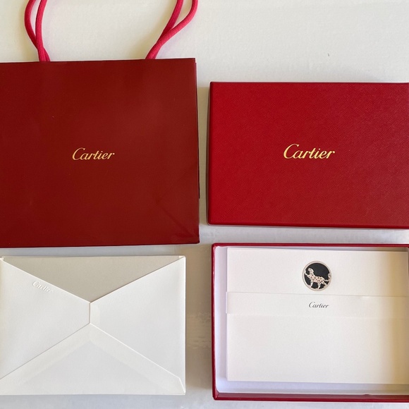 Cartier Office Cartier Panthere Note Cards Set Poshmark